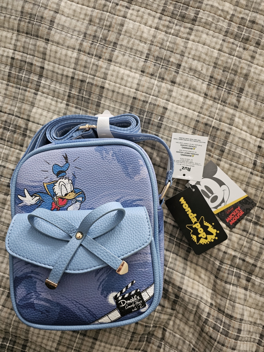 Disney WondaPop Donald Duck Luxe Crossbody Bag - NWT 🎬